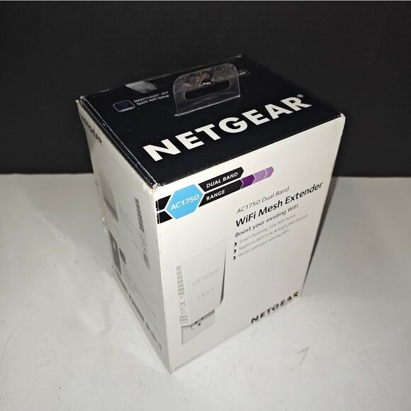 NETGEAR EX6250 AC1750 White Dual-Band Wi-Fi Mesh Range Extender - Picture 9 of 9